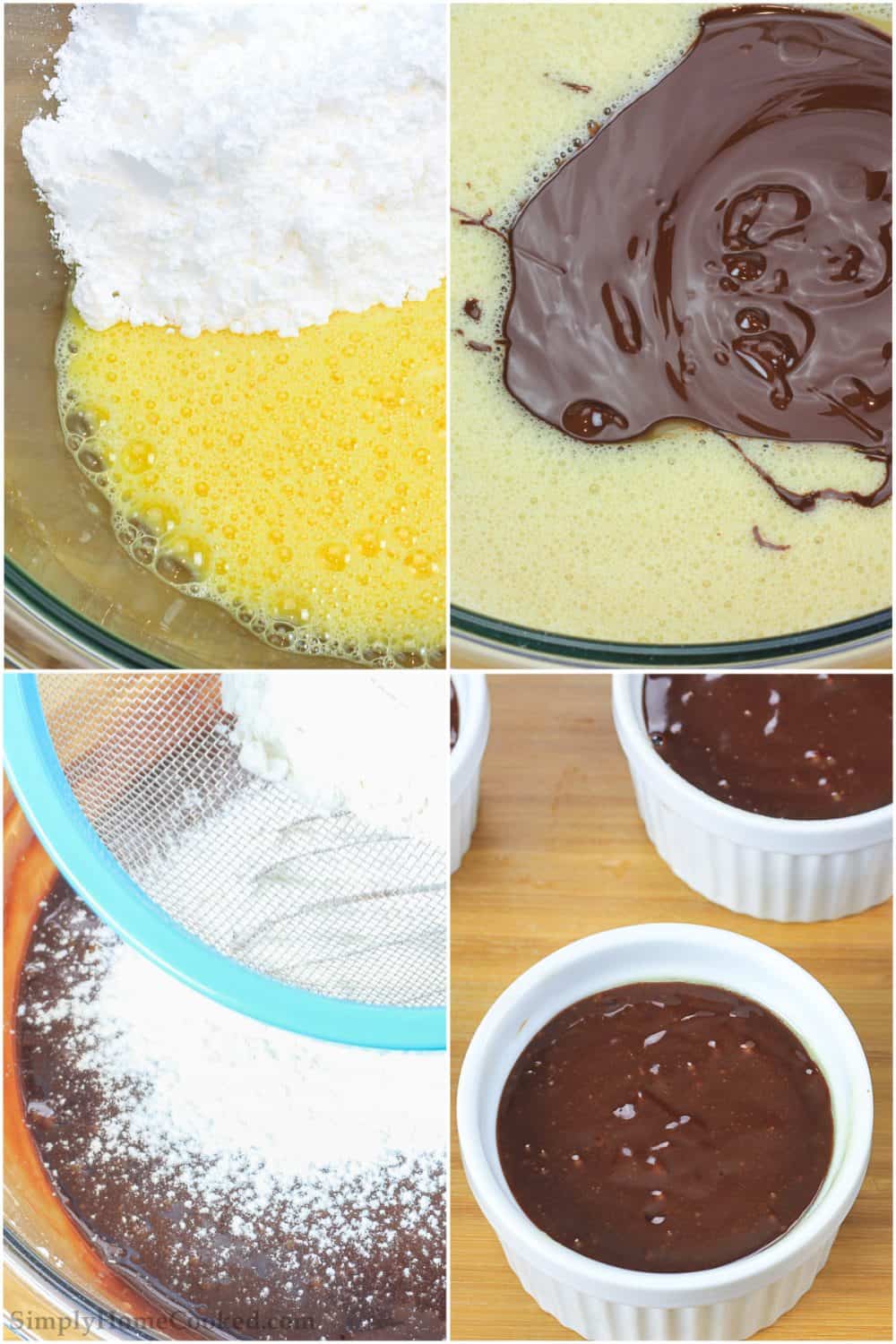 steps to make chocolate lava cake