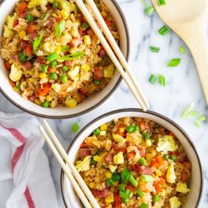 Pork Fried Rice Recipe - Simply Home Cooked