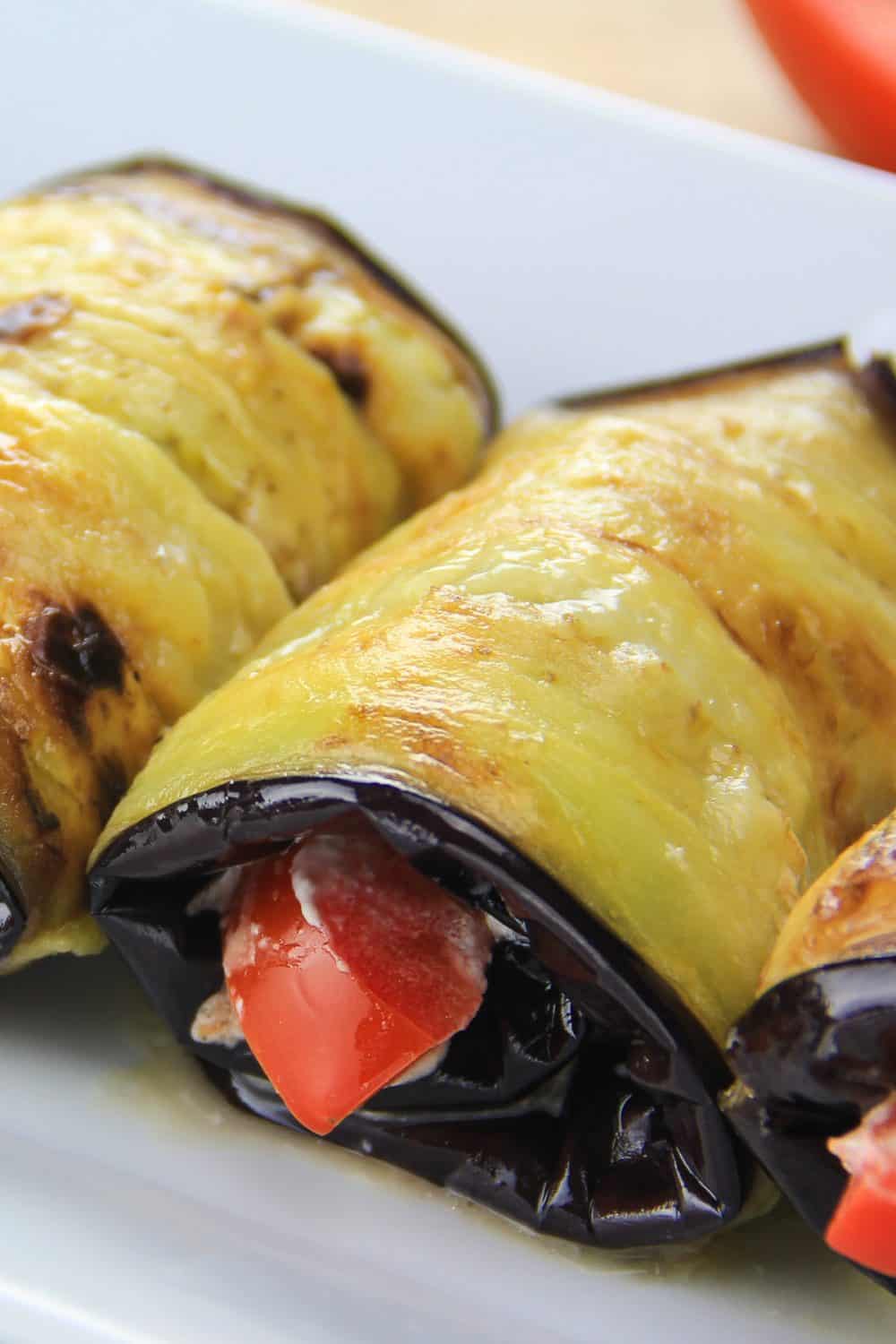 Eggplant Appetizer Roll ups Simply Home Cooked