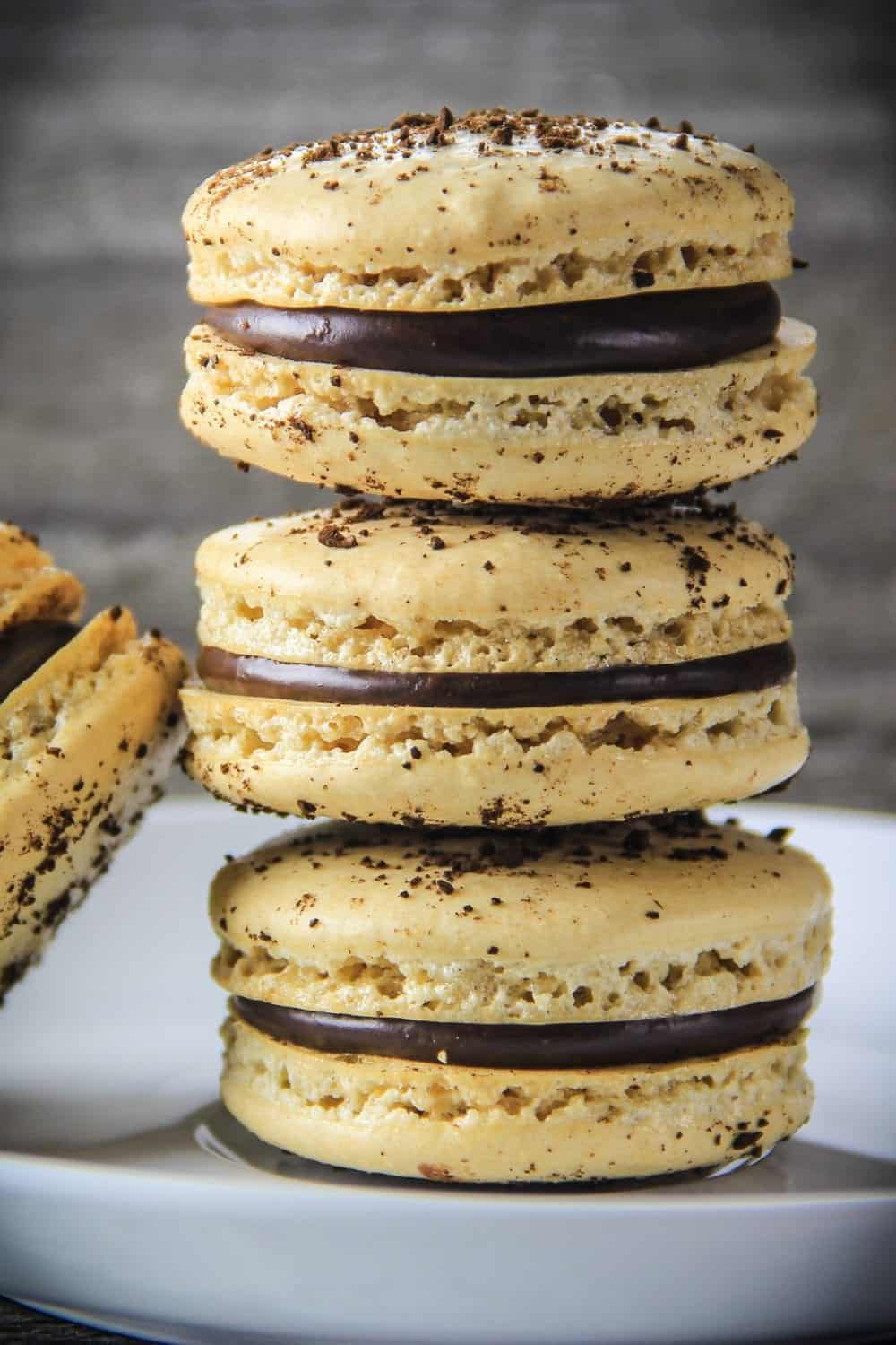 vegan coffee macarons recipe