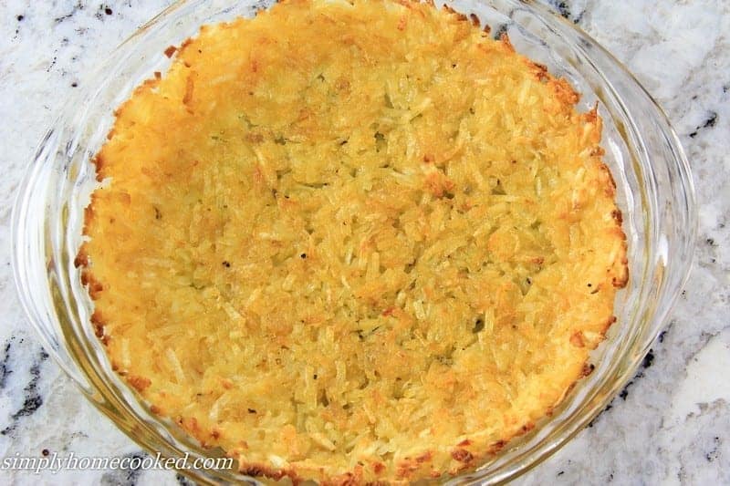 Bacon and Hash Brown Quiche - Simply Home Cooked