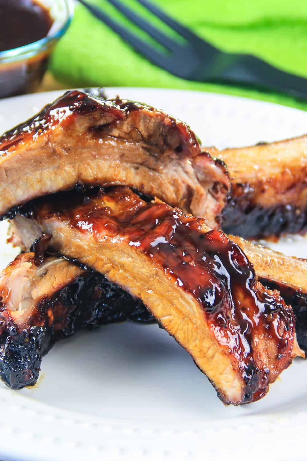 Barbecue Pork Ribs Simply Home Cooked,Saltwater Fish Tank Background