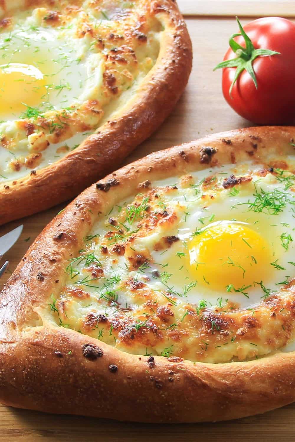 Khachapuri - Georgian Cheese Bread - Simply Home Cooked