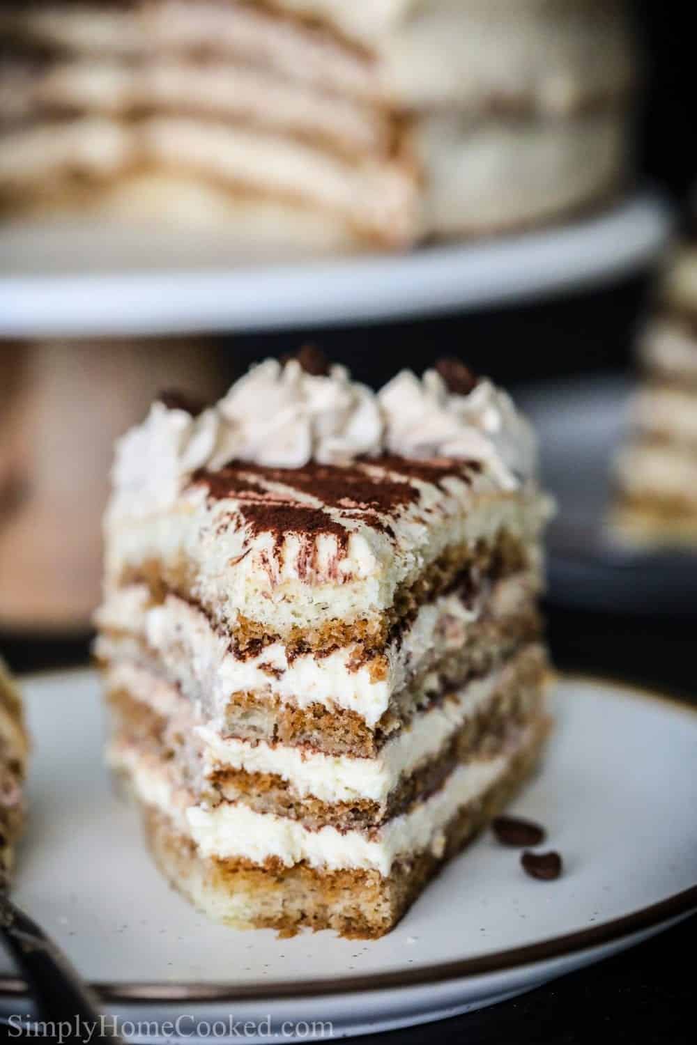 Tiramisu Cake Recipe Video Simply Home Cooked