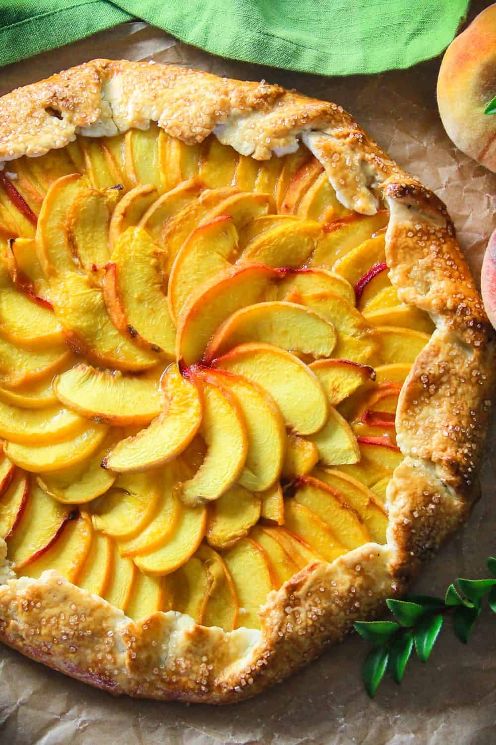 Easy Peach Galette Recipe Simply Home Cooked