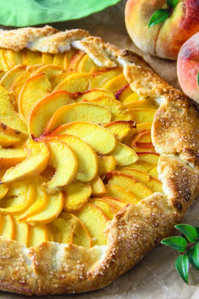 Easy Peach Galette Recipe Simply Home Cooked 0028