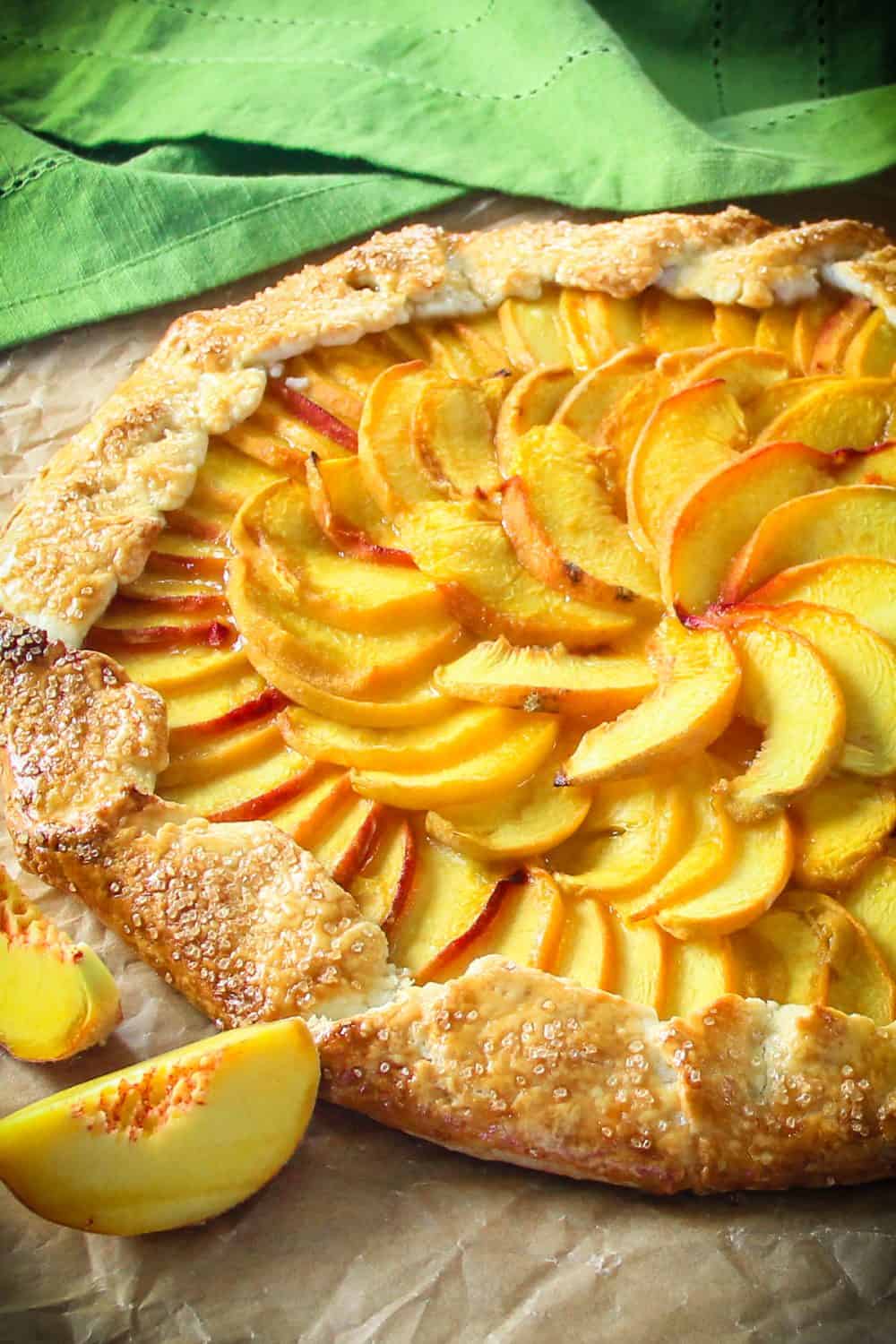 Easy Peach Galette Recipe Simply Home Cooked