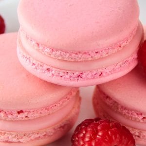 Raspberry Macarons - Simply Home Cooked