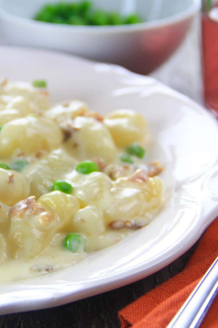 Potato Gnocchi Recipe with Parmesan Sauce - Simply Home Cooked