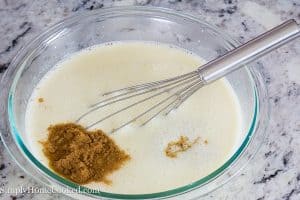 Bread Pudding with Vanilla Rum Sauce-9
