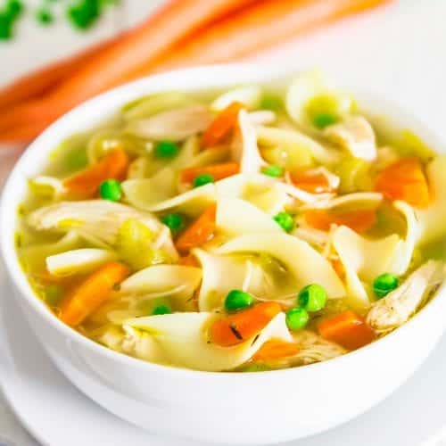 Homemade Chicken Noodle Soup (with VIDEO)