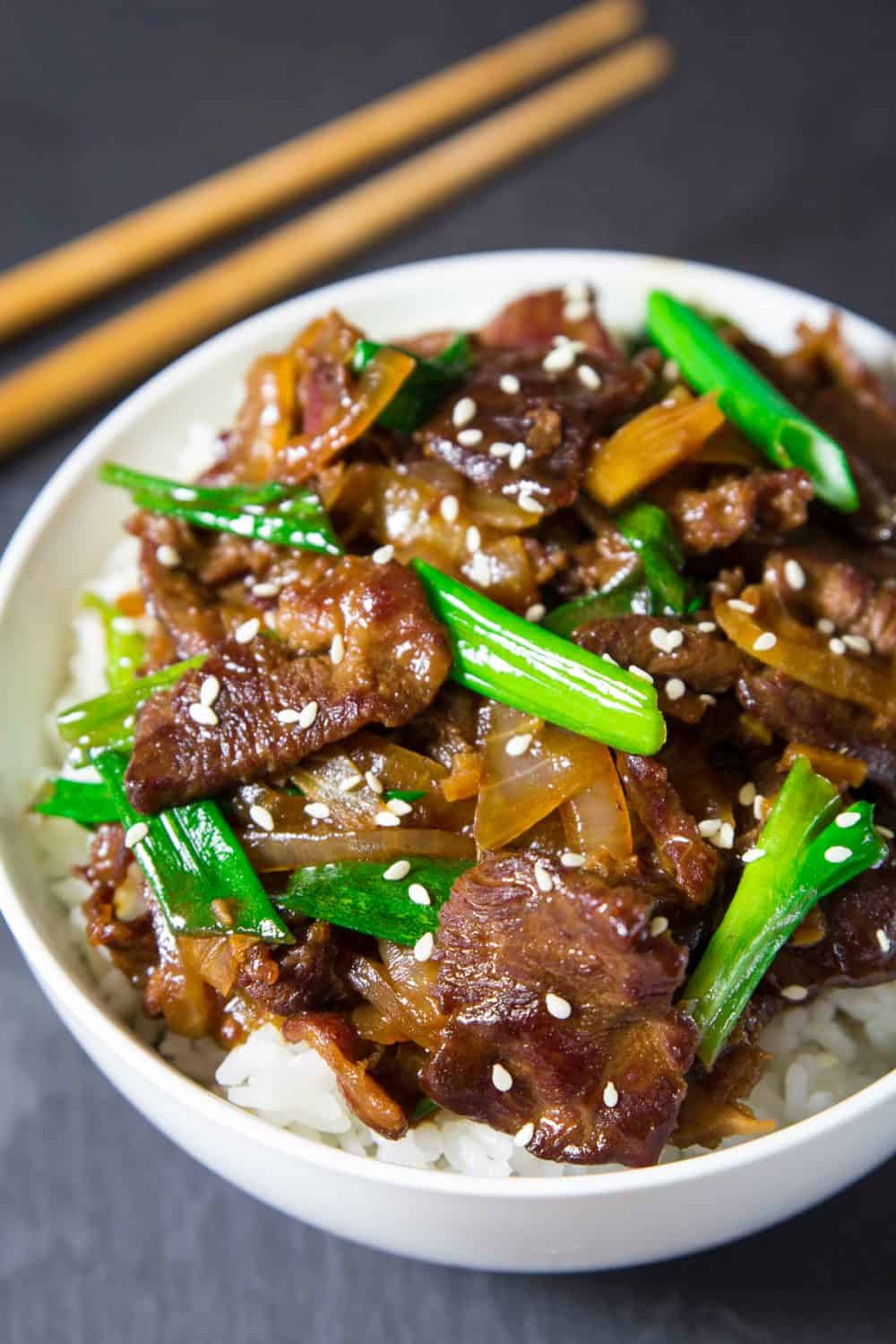Easy Mongolian Beef Recipe - Simply Home Cooked
