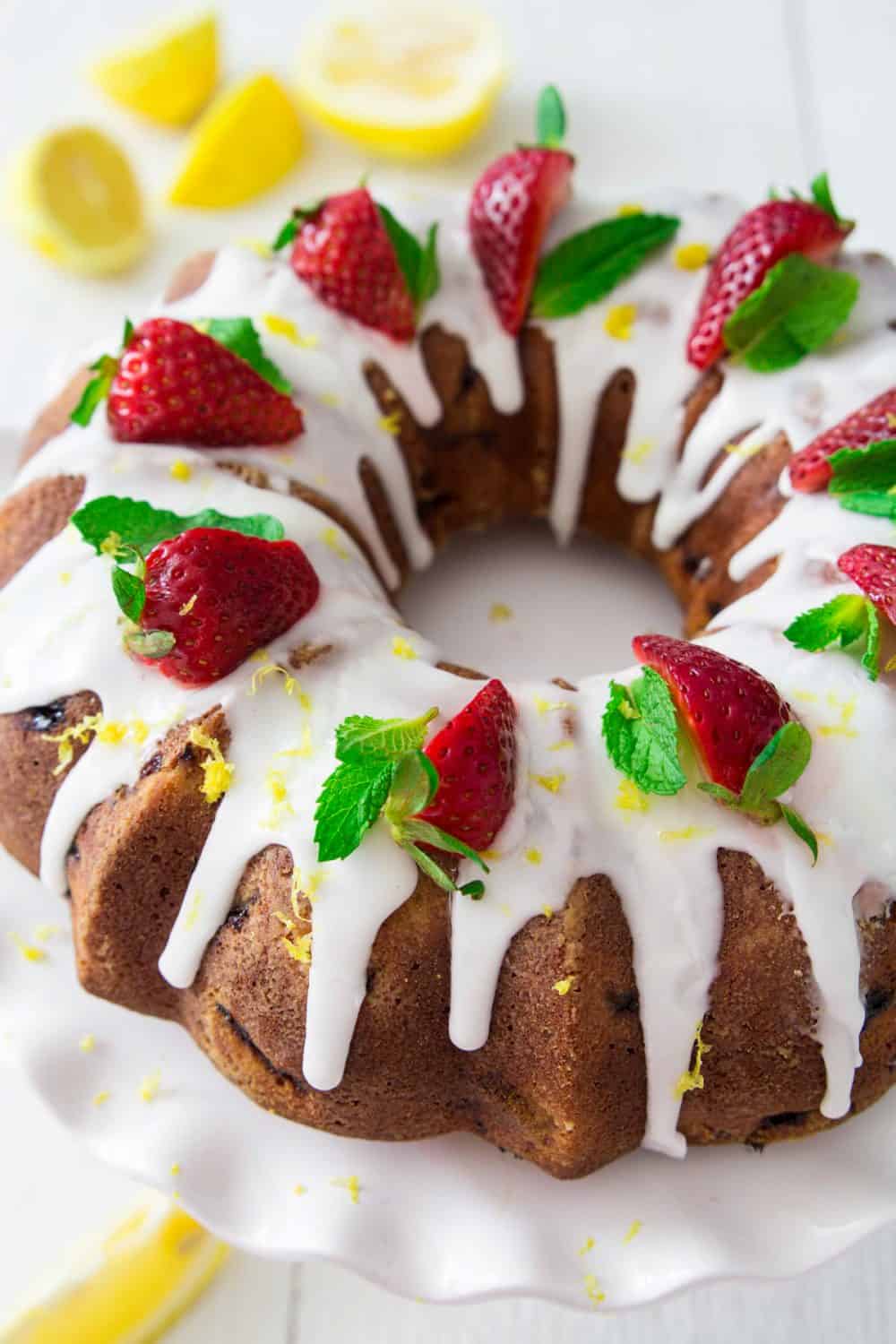 Strawberry Bundt Cake Recipe - Simply Home Cooked