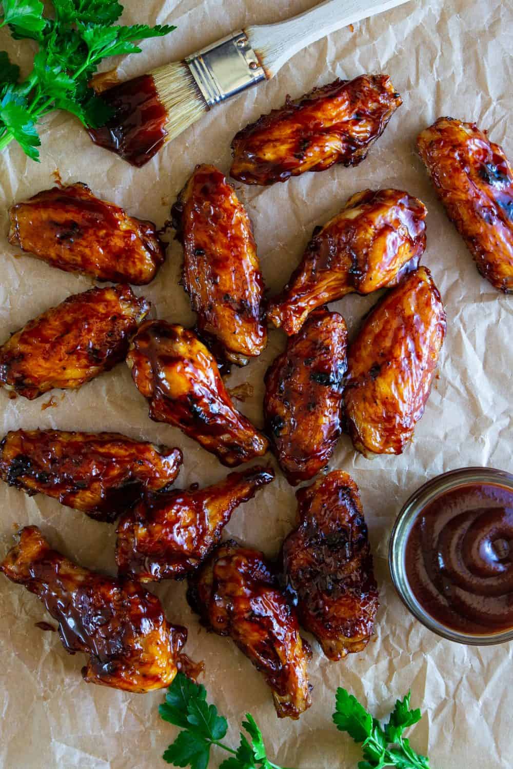 Easy BBQ Wings Recipe With Homemade Sauce - Simply Home Cooked