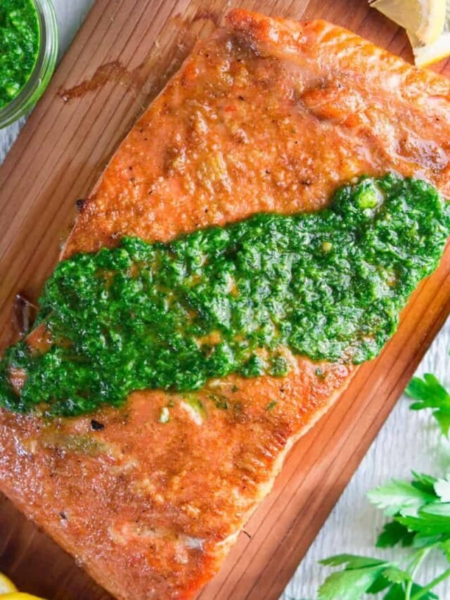 Cedar Plank Salmon Simply Home Cooked