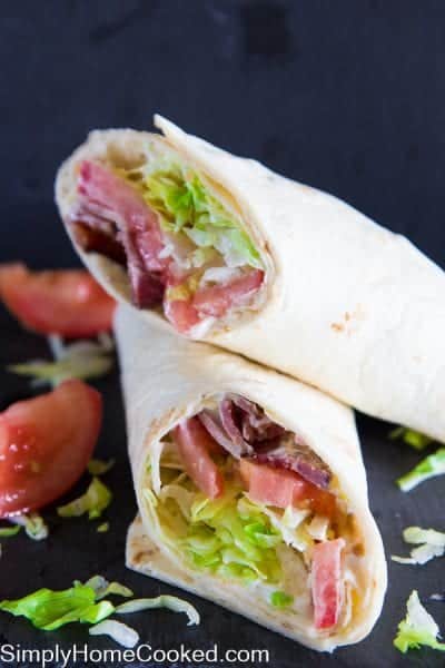 BLT Wrap - Simply Home Cooked
