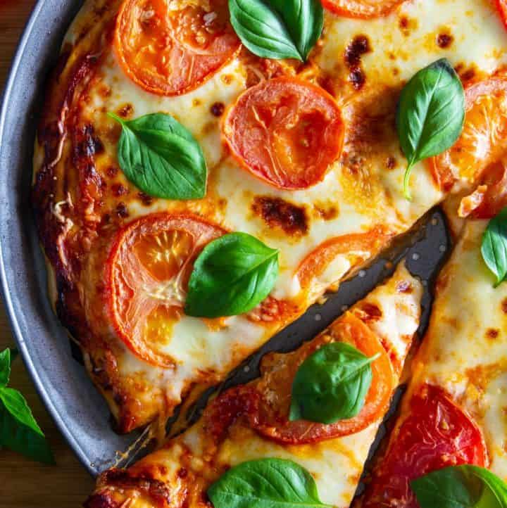 Homemade Margherita Pizza Recipe - Simply Home Cooked