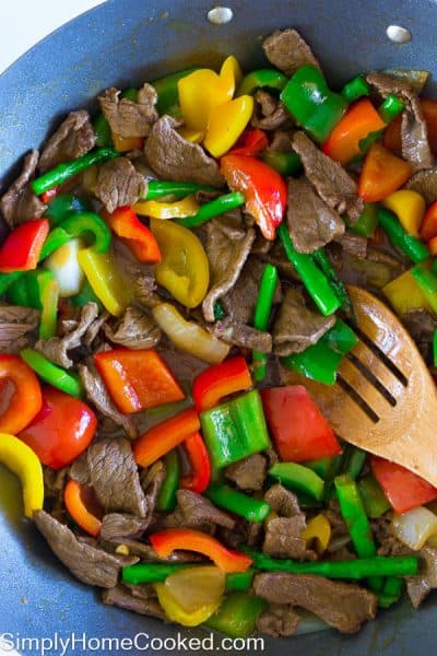 Pepper Steak - Simply Home Cooked