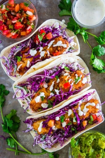 Crispy Baja Fish Tacos With Cod - Simply Home Cooked