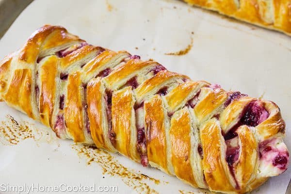 Raspberry Cream Cheese Danish - Simply Home Cooked