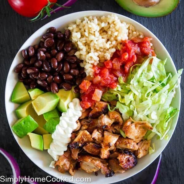 Chipotle Chicken Bowls - Simply Home Cooked