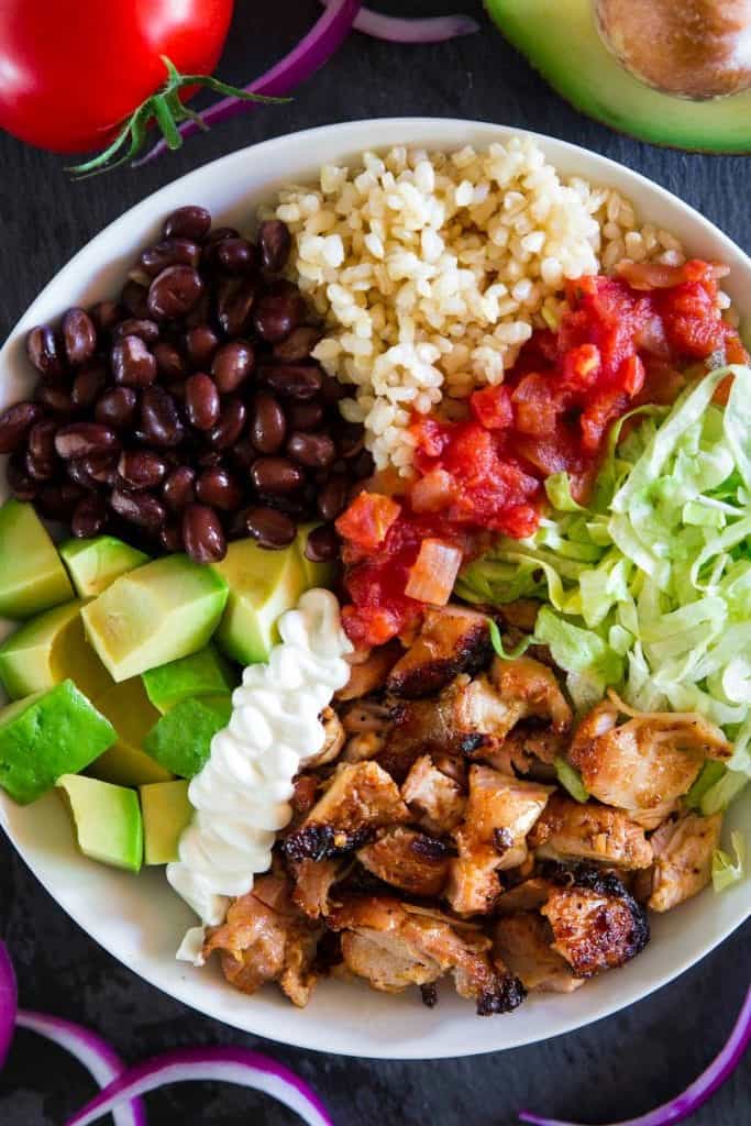 Chipotle Chicken Bowl Recipe (VIDEO) - Simply Home Cooked