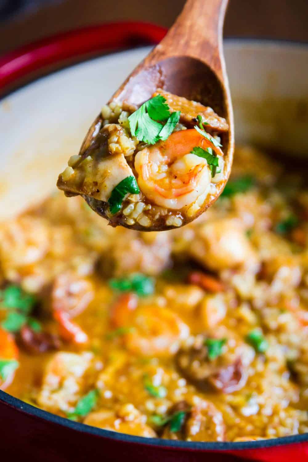 Brown Rice Jambalaya with Chicken and Shrimp Simply Home Cooked