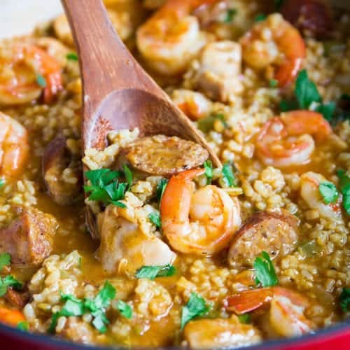 brown rice jambalaya instant pot