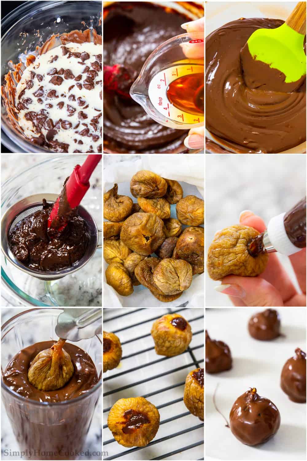 How to make fig bonbons step by step pictures