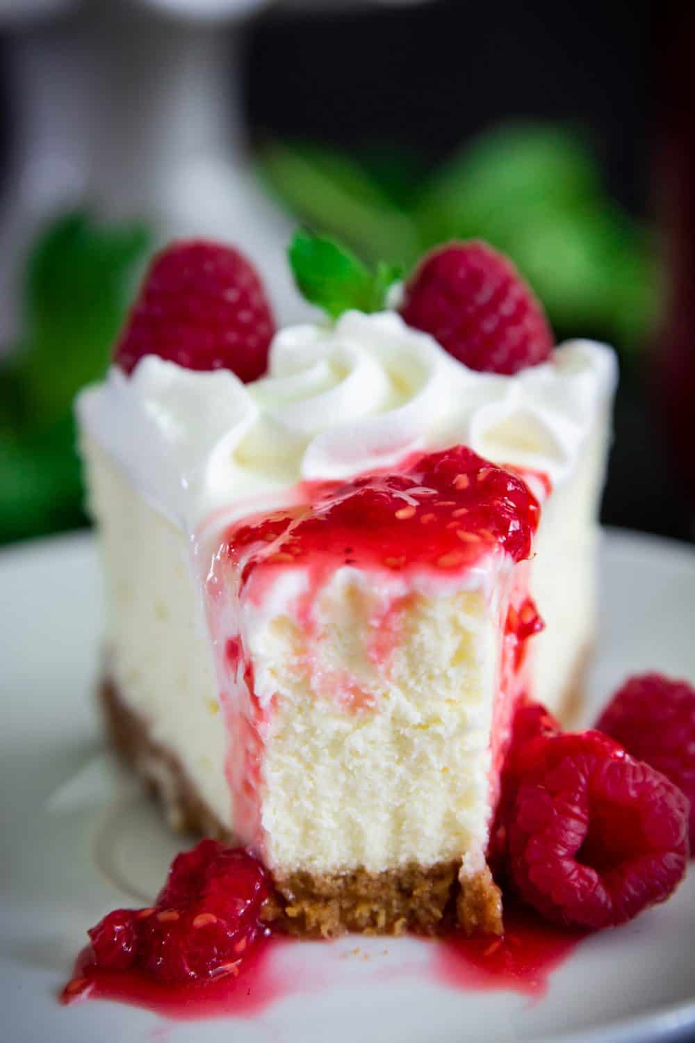 New York Style Cheesecake Recipe - Simply Home Cooked