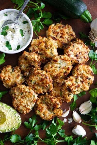 Chicken Zucchini Fritters