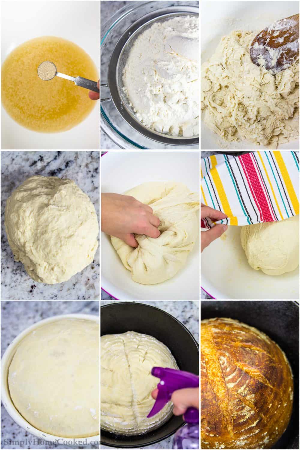 how to make Rustic Bread step by step pictures