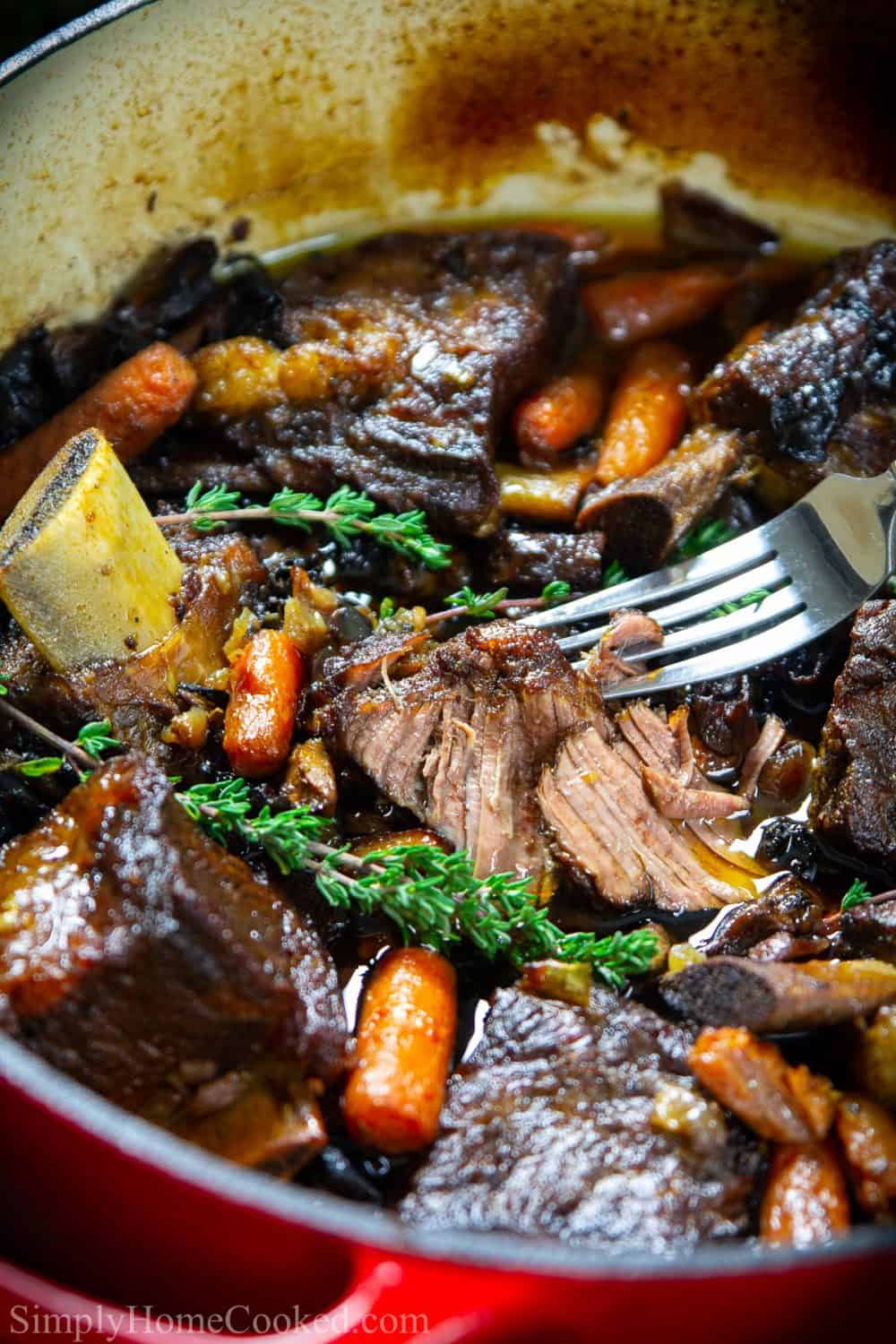 Braised Beef Short Ribs (VIDEO) - Simply Home Cooked