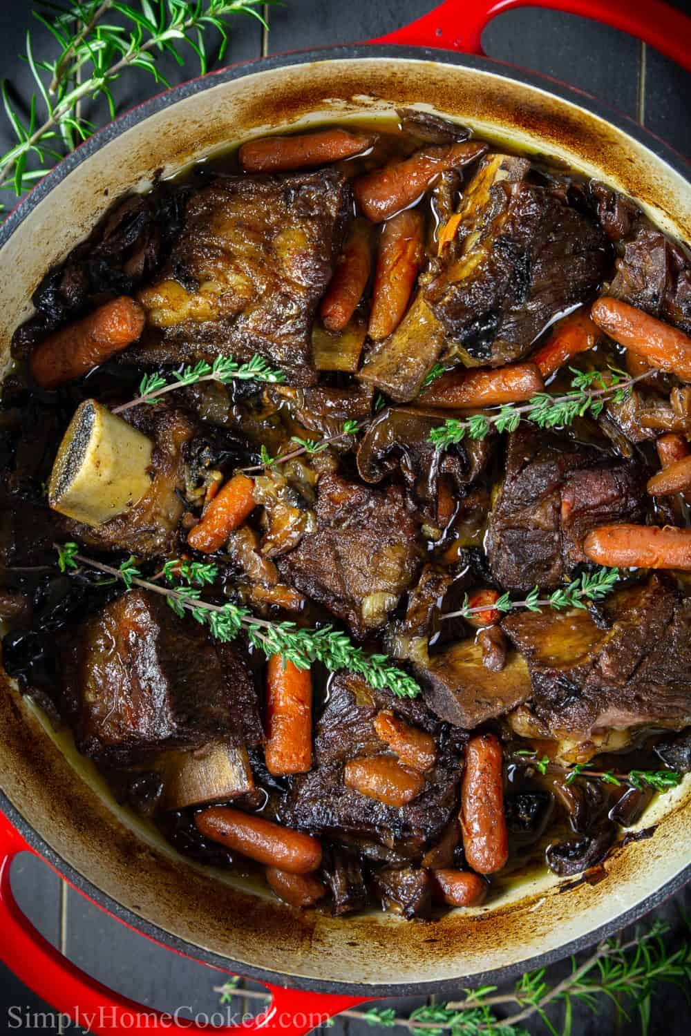 Braised Beef Short Ribs (VIDEO) - Simply Home Cooked