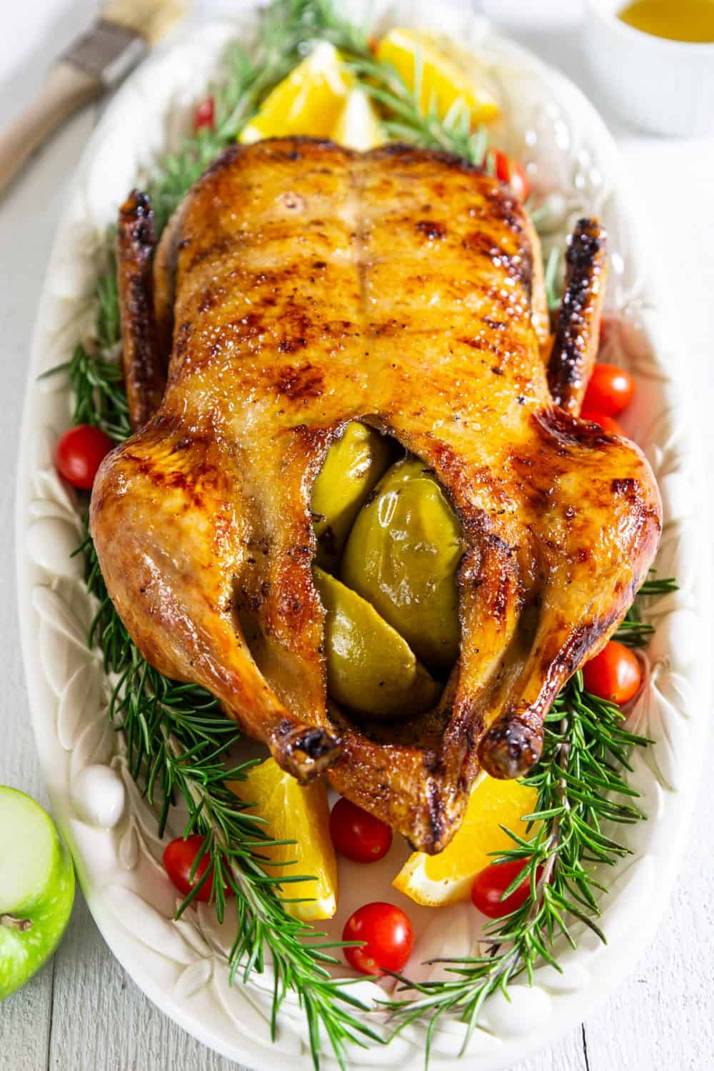 Roast Duck Recipe Stuffed with Apples - Simply Home Cooked