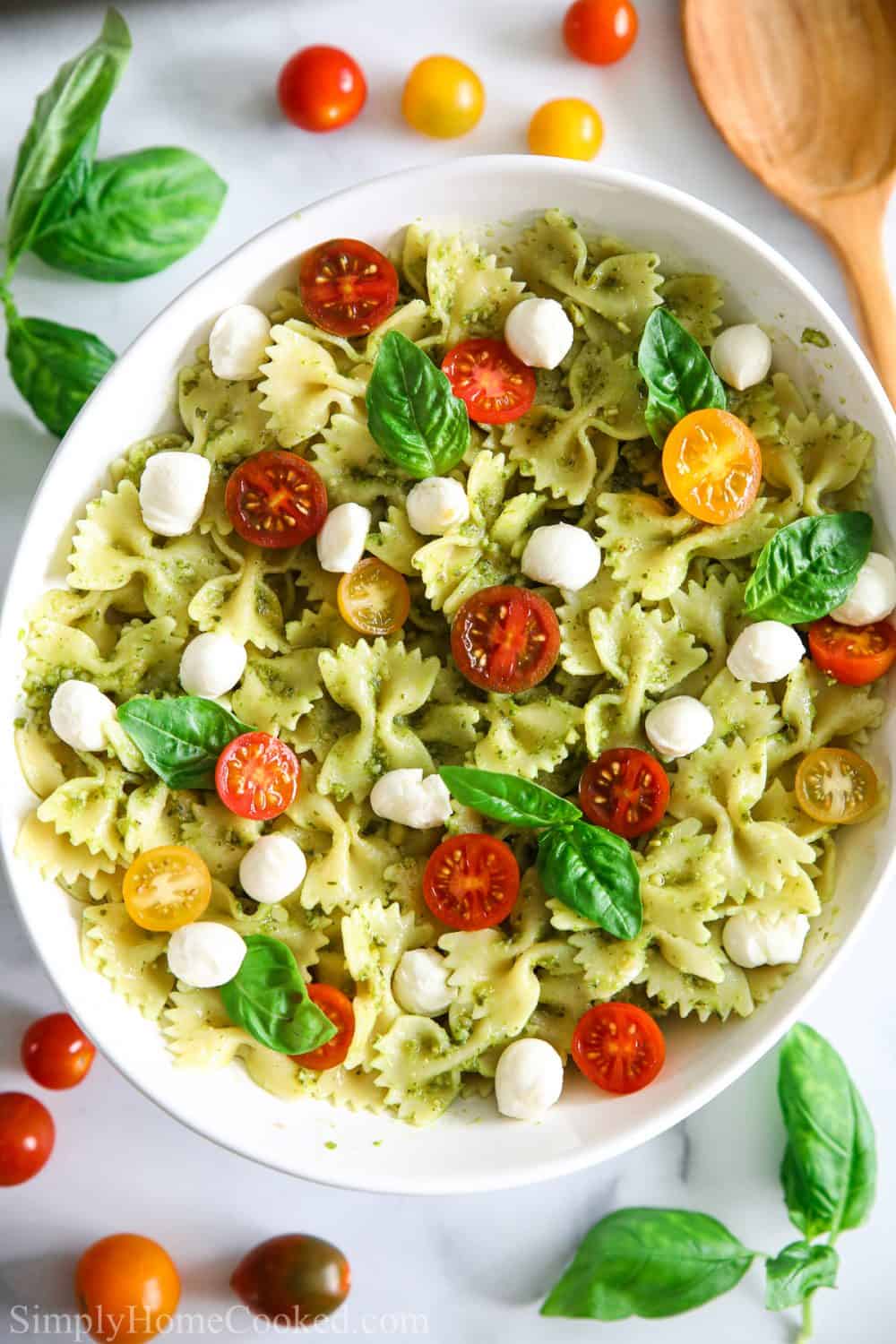 Pesto Pasta Salad Video Simply Home Cooked