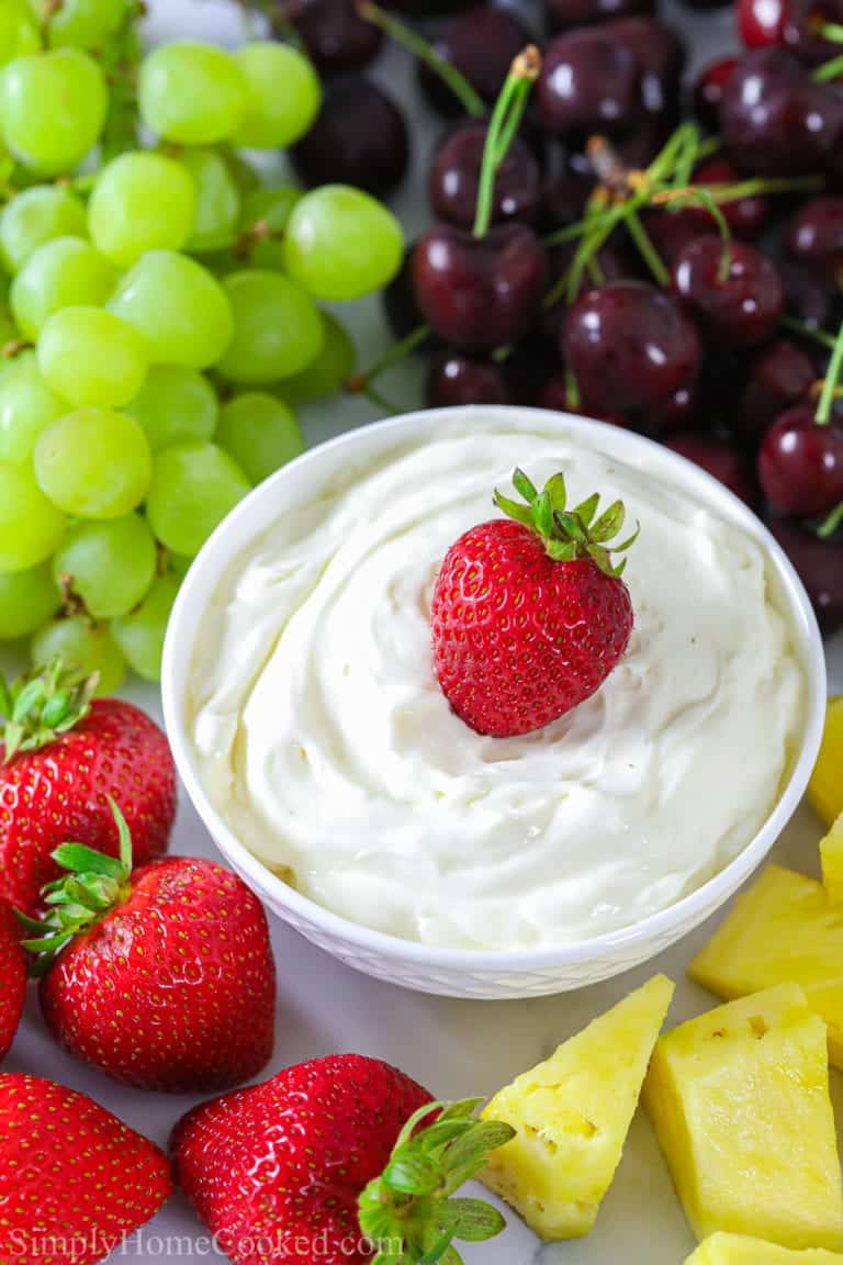 Cream Cheese Fruit Dip Recipe Simply Home Cooked