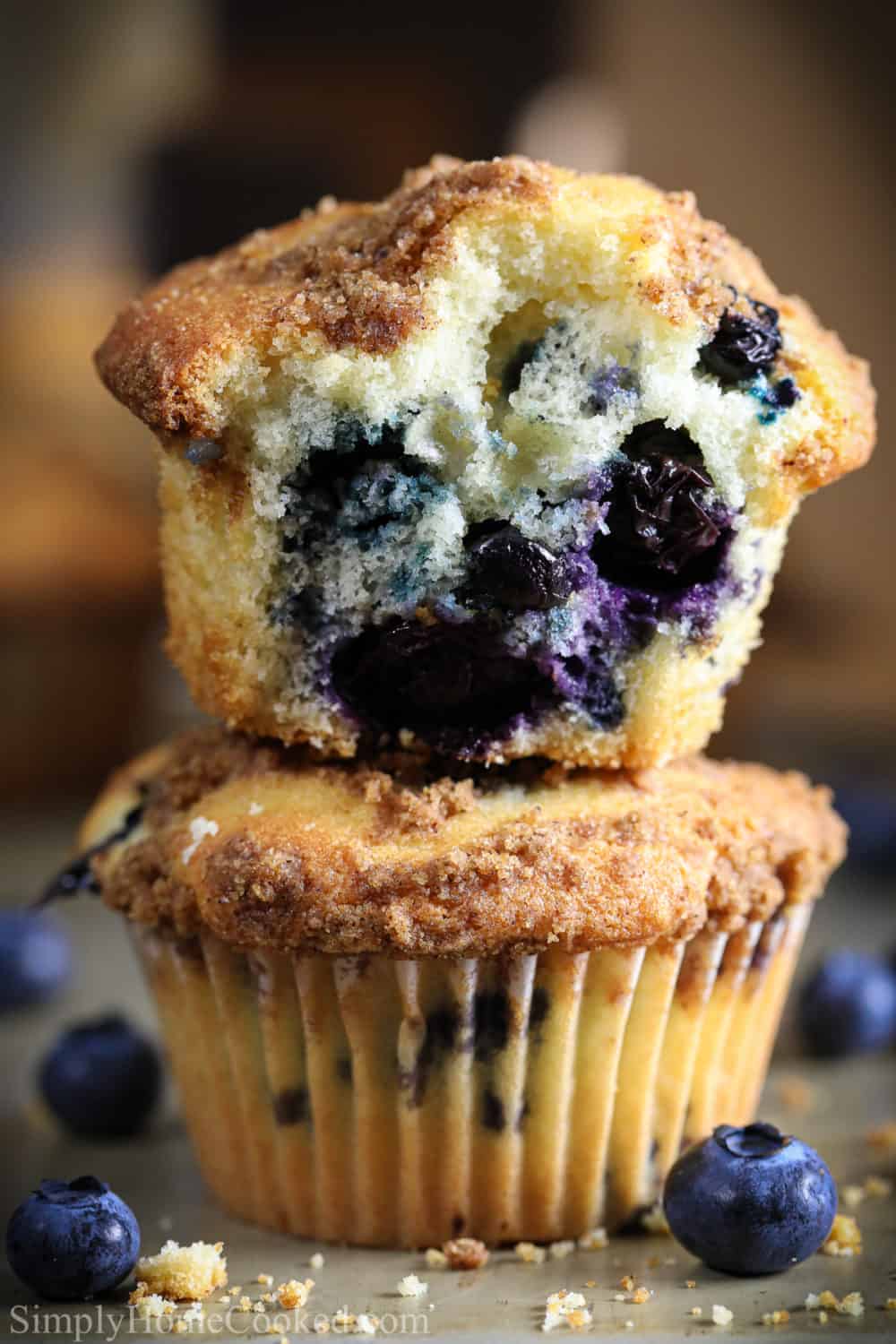 Best Blueberry Muffins Recipe (VIDEO) - Simply Home Cooked
