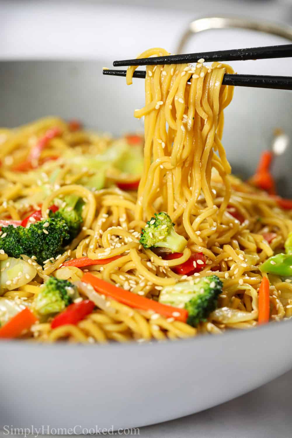 Vegetable Chow Mein (VIDEO) Simply Home Cooked