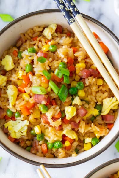 Pork Fried Rice Recipe - Simply Home Cooked