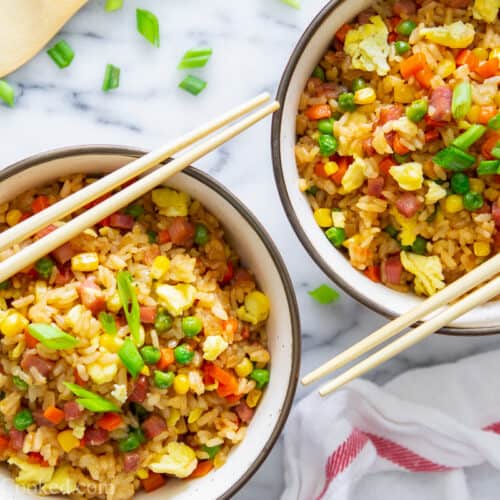 Pork Fried Rice Recipe - Simply Home Cooked