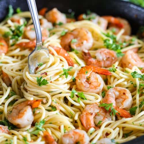 Garlic Shrimp Scampi Pasta Simply Home Cooked