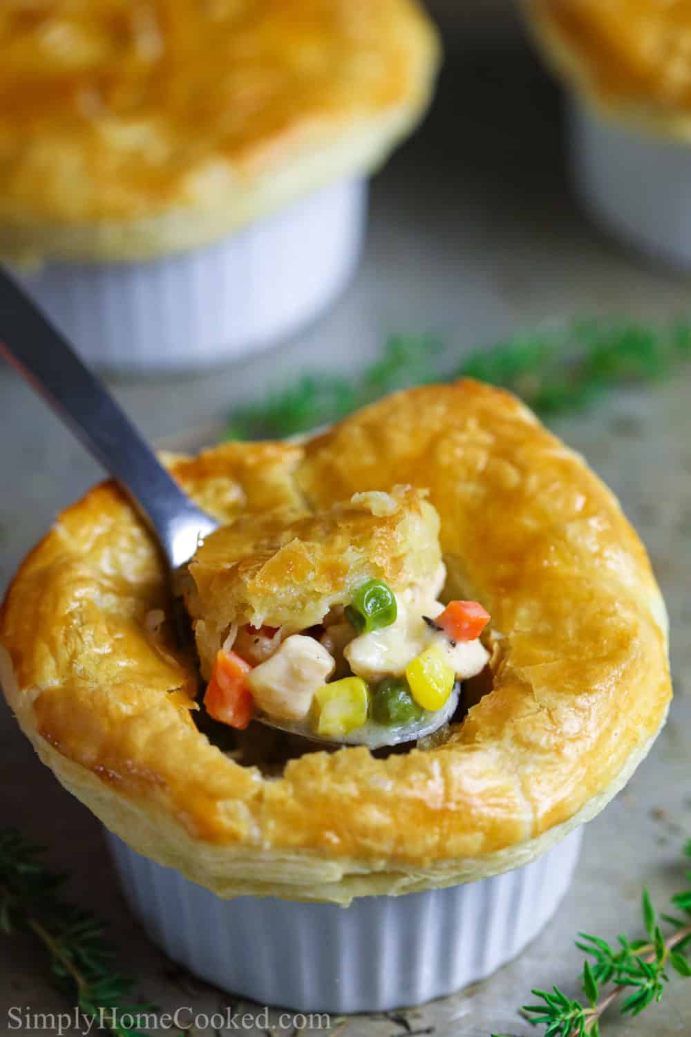 Easy Chicken Pot Pie Recipe (VIDEO) - Simply Home Cooked