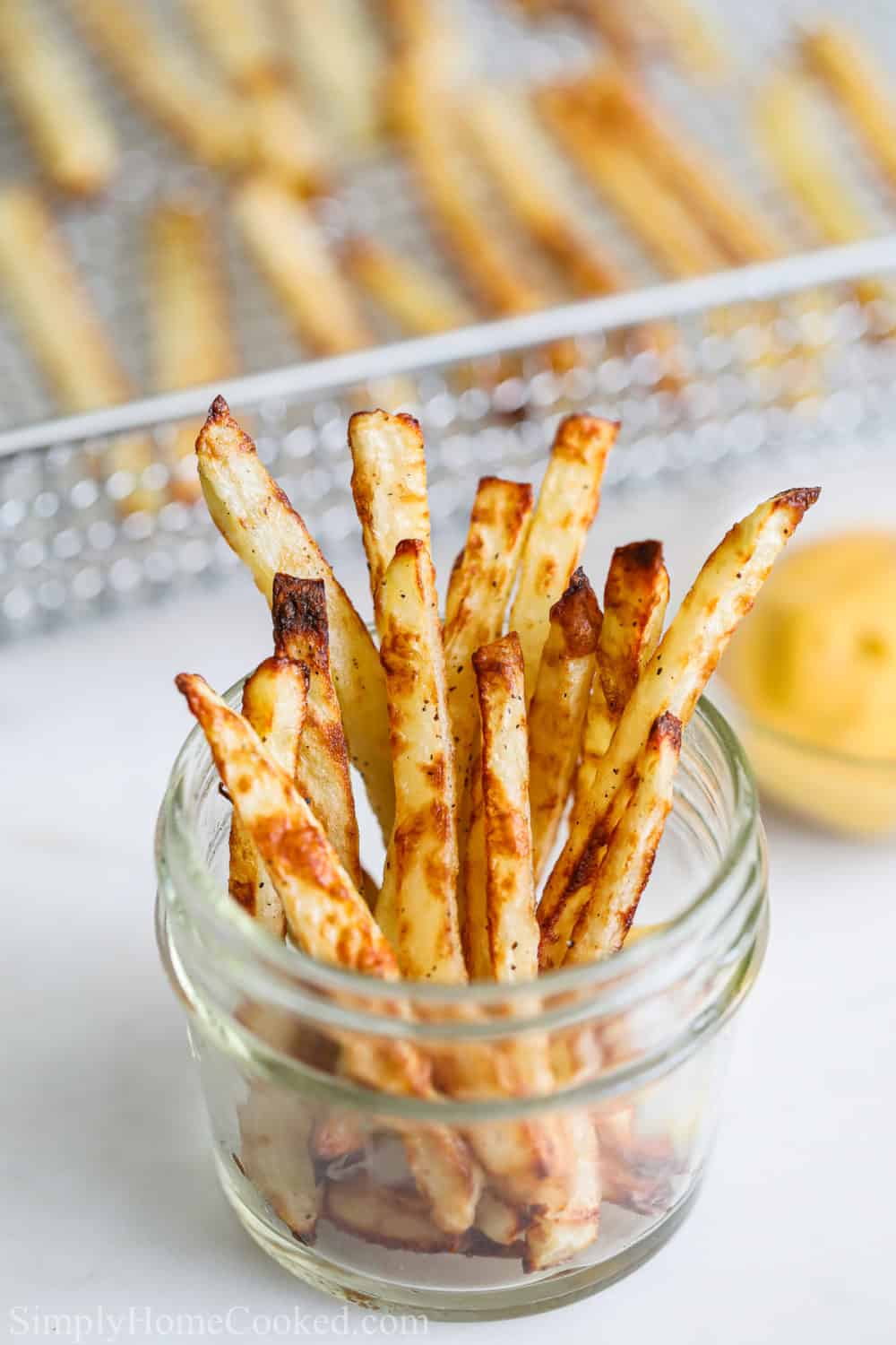 Air Fryer Frozen French Fries with French Fry Seasoning