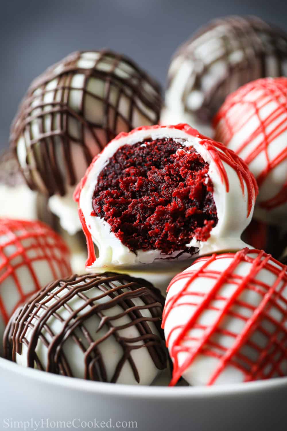 Red Velvet Cake Balls Simply Home Cooked