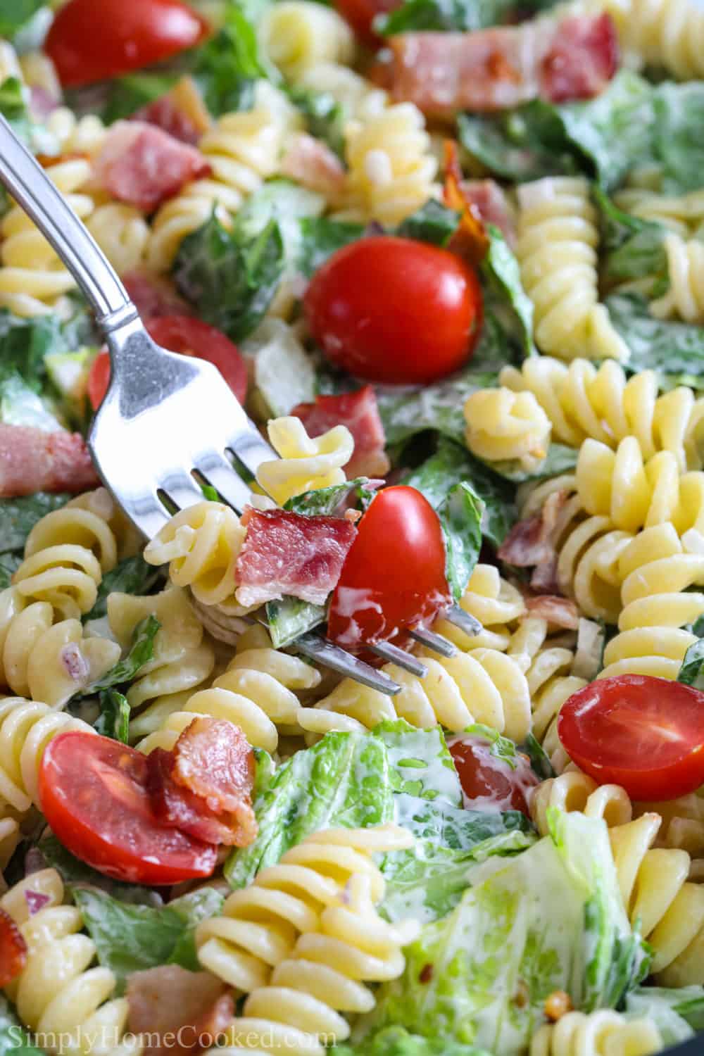 BLT Pasta Salad - Simply Home Cooked