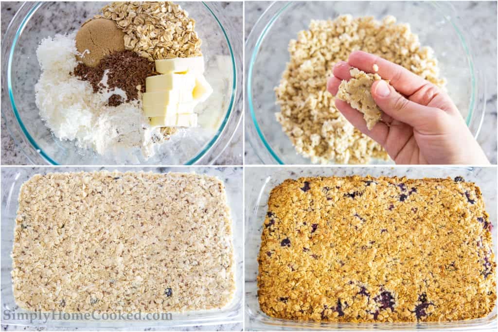 Blueberry Oatmeal Bars - Simply Home Cooked