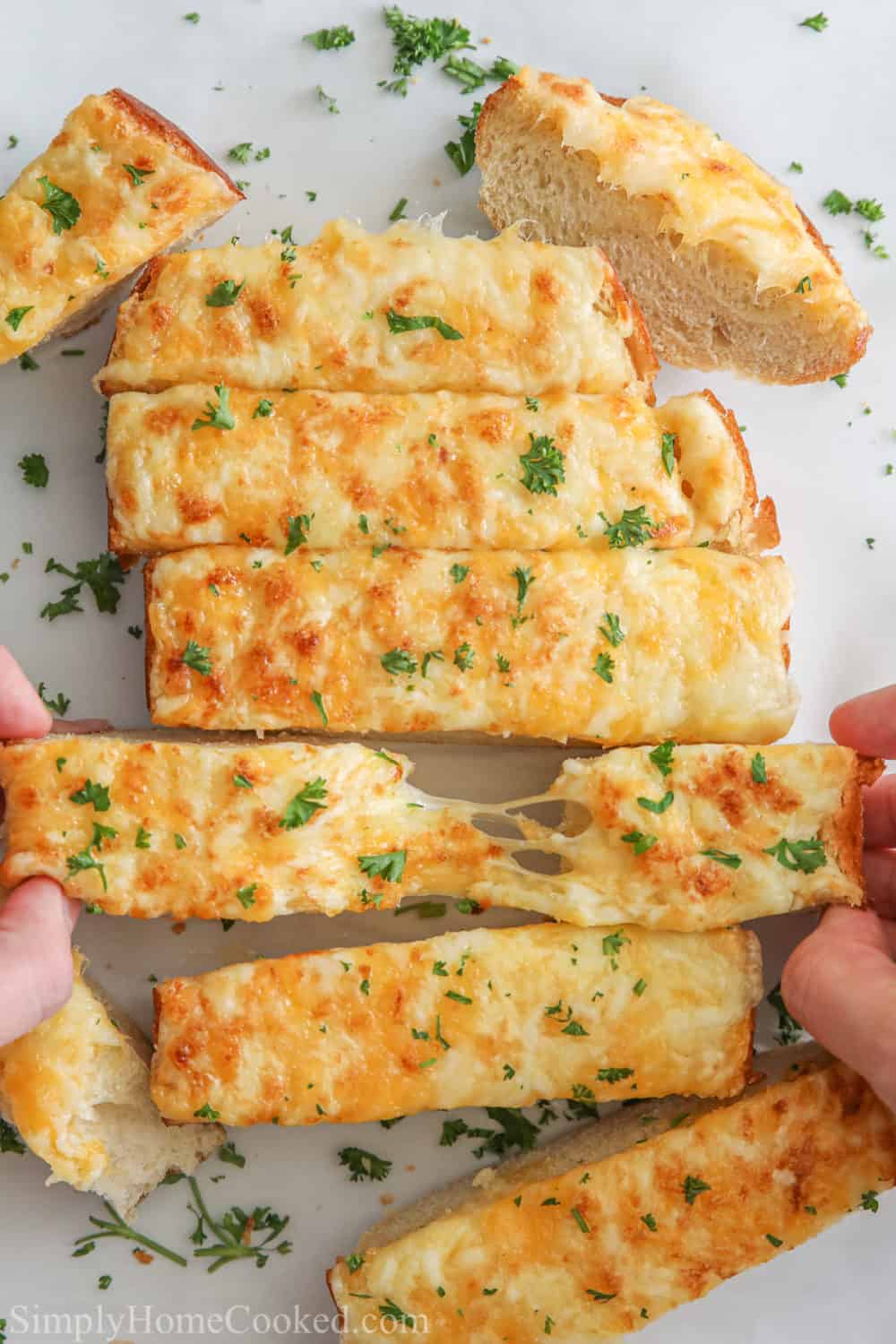 Garlic Cheese Bread - Simply Home Cooked