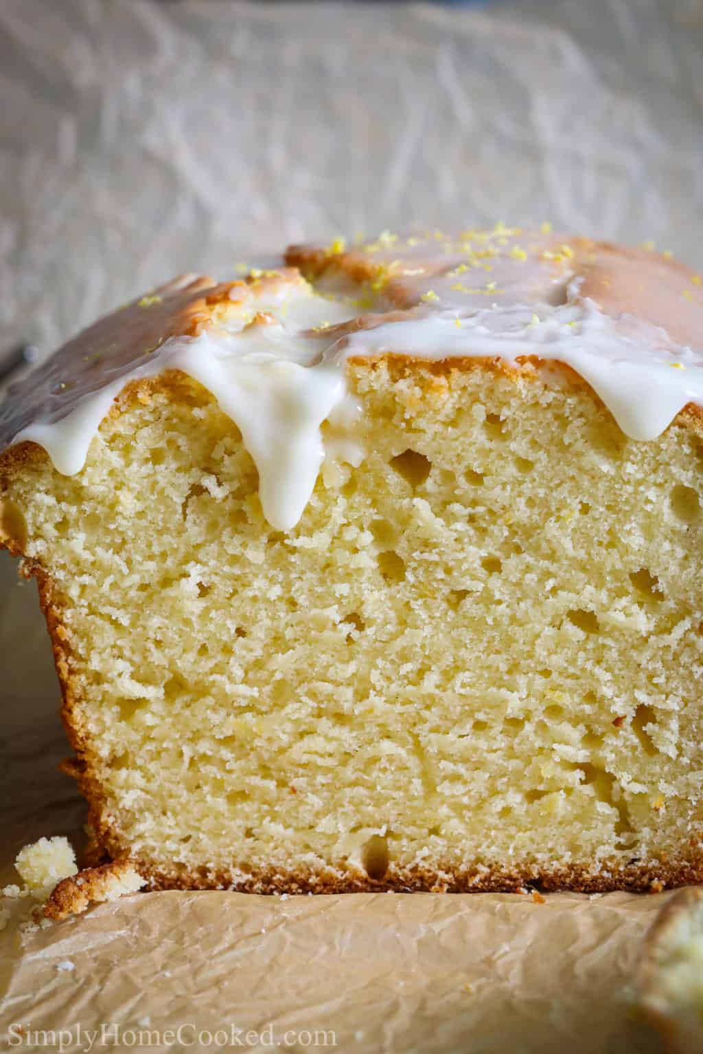 Moist Lemon Pound Cake - Simply Home Cooked