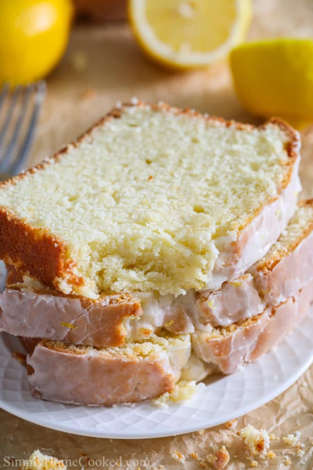 Moist Lemon Pound Cake - Simply Home Cooked